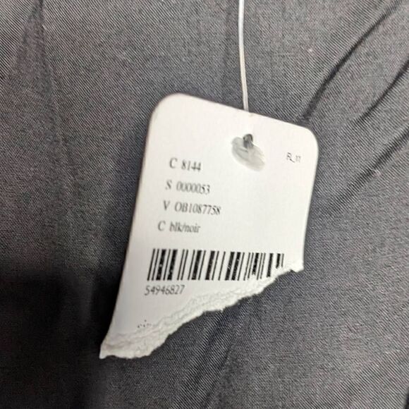 Free People Intimately Black Dress Tunic Deep V XS OB1087758 NWT - Picture 4 of 7